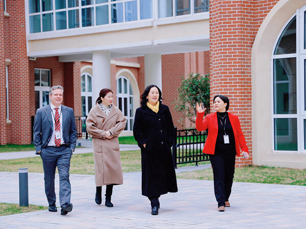 在校100天庆典,南通惠立学校